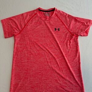 Under Armour Men's Heathered Pink Tee